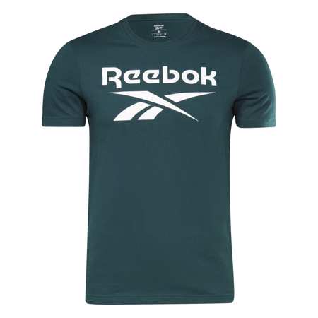 Reebok Identity Big Logo Short Sleeve Shirt, Forest Green 